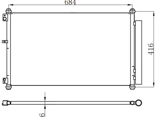 Condenser For HONDA JADE 13-