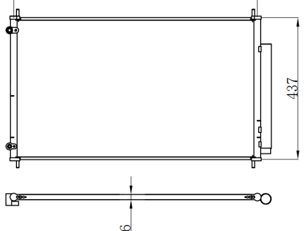 Condenser For HONDA