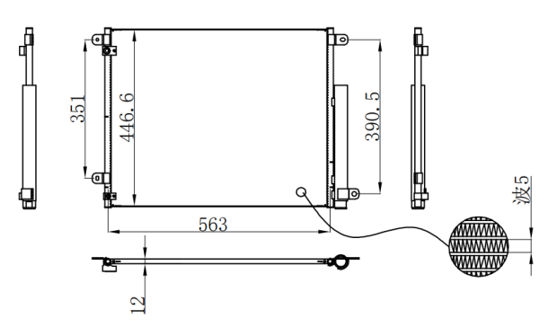 Condenser For HONDA CIVCI 思域 17-