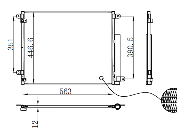 Condenser For HONDA CIVCI 思域 17-