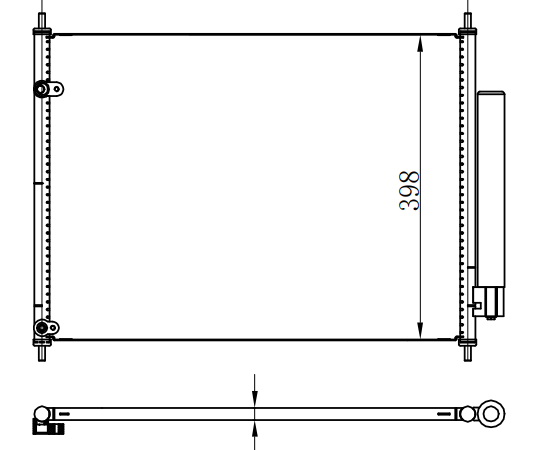 Condenser For HONDA CITY 锋范 1.5 15-