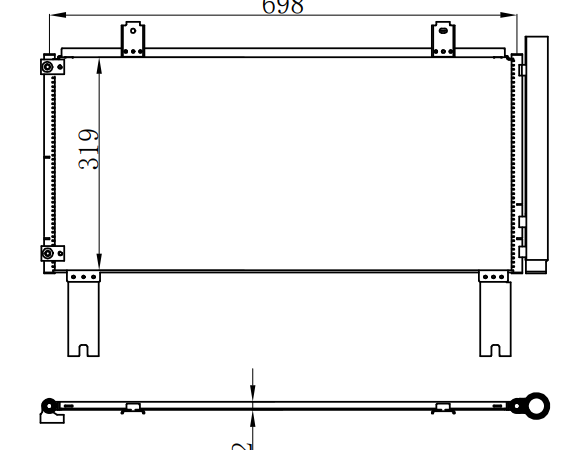 Condenser For HONDA  CRIDER 凌派 19-