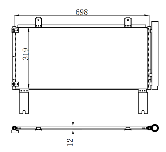 Condenser For HONDA  CRIDER 凌派 19-