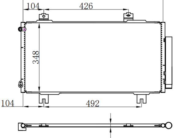 Condenser For HONDA FIT 飞度（美版）
