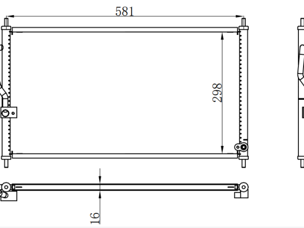 Condenser For HONDA HONDA  CRV