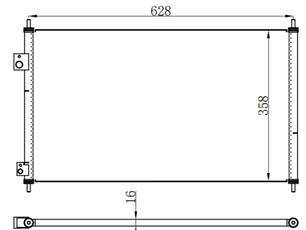 Condenser For HONDA 本田思域 civic  99-06