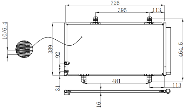 Condenser For TOYOTA CAMRY