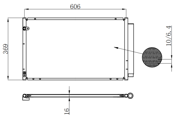 Condenser For TOYOTA COROLLA EX 07-