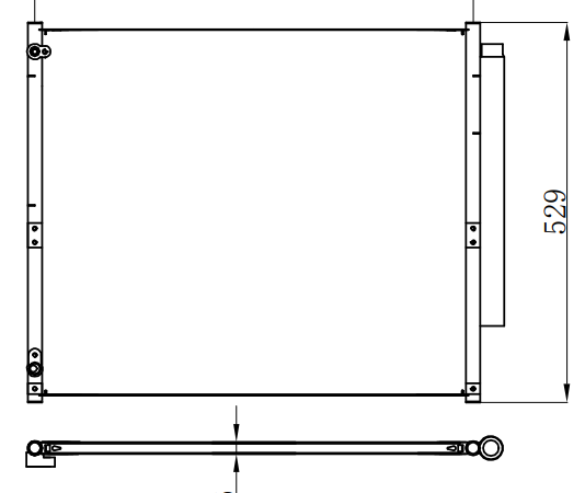 Condenser For TOYOTA PRADO 4000（双）