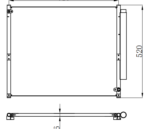 Condenser For TOYOTA PRADO 4000（单）