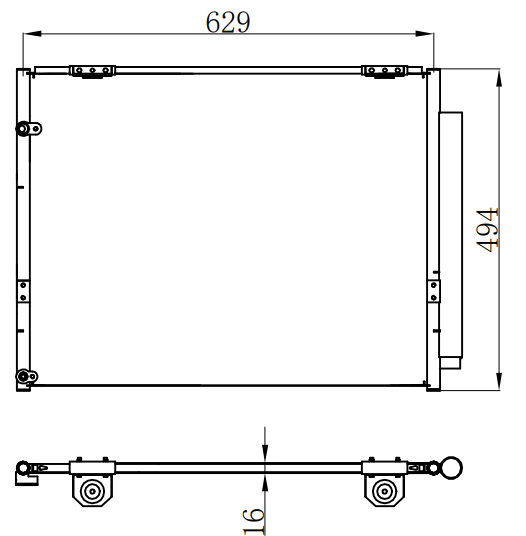 Condenser For TOYOTA HILUX 07-
