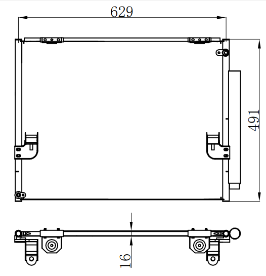 Condenser For TOYOTA HILUX 05-