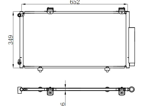 Condenser For TOYOTA VIOS 04-