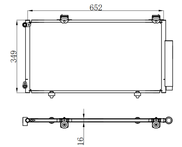 Condenser For TOYOTA VIOS 04-