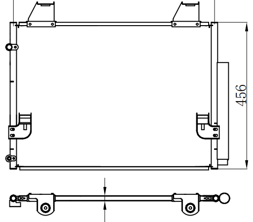 Condenser For TOYOTA HILUX 05-07