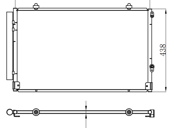 Condenser For TOYOTA 01-05 TOYOTA HIGHLANDER