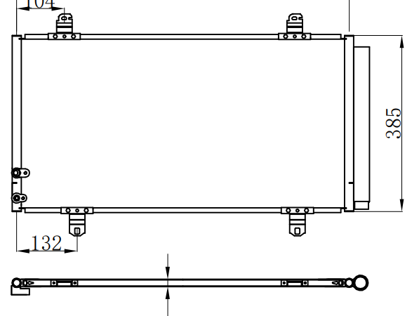 Condenser For TOYOTA CAMARY 12-15
