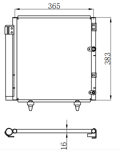 Condenser For TOYOTA AVANZA