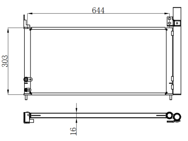 Condenser For TOYOTA PRIUS