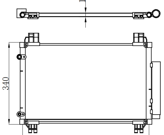 Condenser For TOYOTA