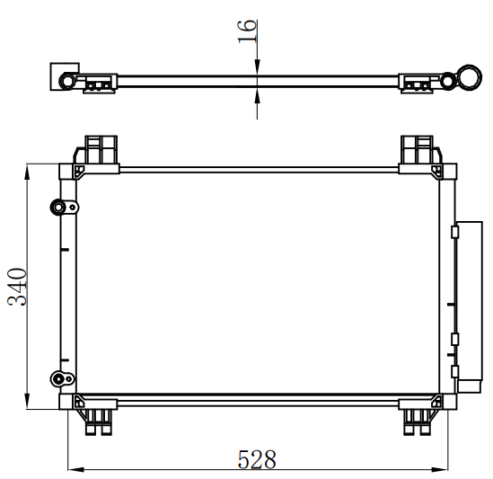 Condenser For TOYOTA