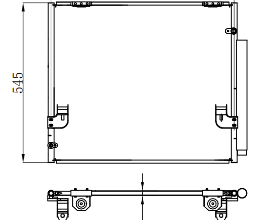 Condenser For TOYOTA HILUX 16-