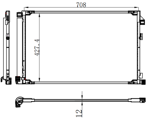Condenser For TOYOTA NX200T 14-