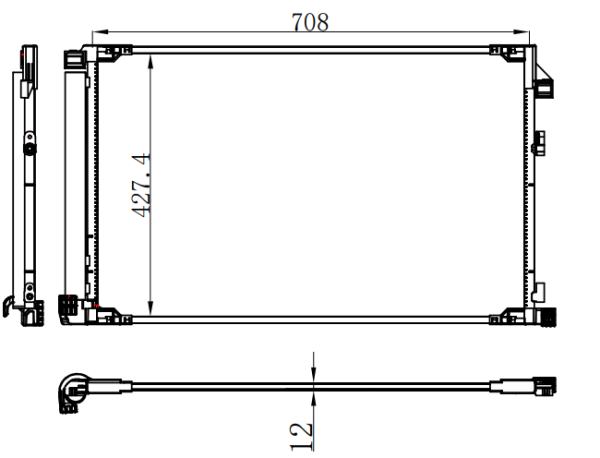 Condenser For TOYOTA NX200T 14-