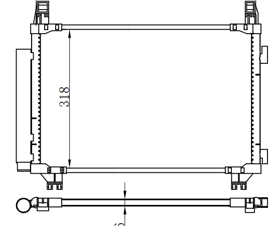 Condenser For TOYOTA VIOS  威驰 08-