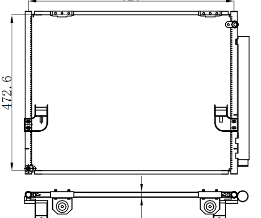 Condenser For TOYOTA HILUX 05-