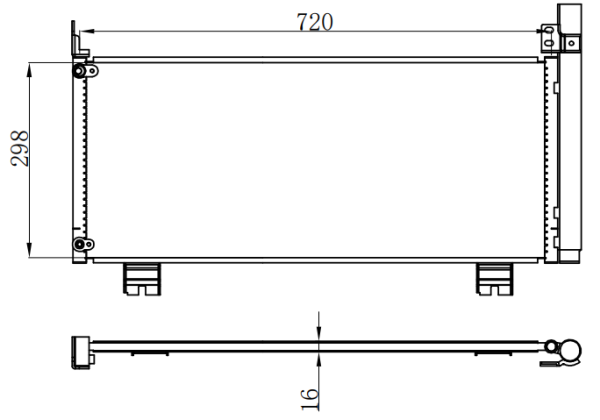 Condenser For TOYOTA TOYOTA