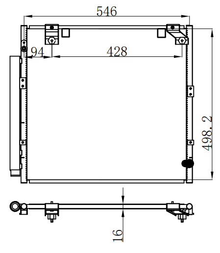 Condenser For TOYOTA LANDCRUISER 陆地巡洋舰