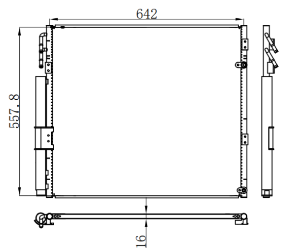 Condenser For TOYOTA SEQUOIA