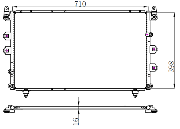Condenser For TOYOTA SEQUOIA 01-07