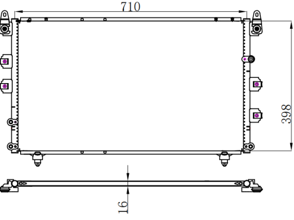 Condenser For TOYOTA SEQUOIA 01-07