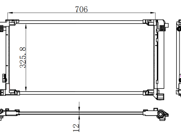 Condenser For TOYOTA   IZOA 奕泽 2.0