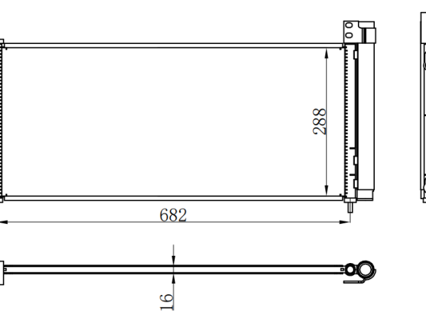 Condenser For TOYOTA NX300H