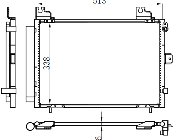 Condenser For TOYOTA TOYOTA TERIOS（特锐）