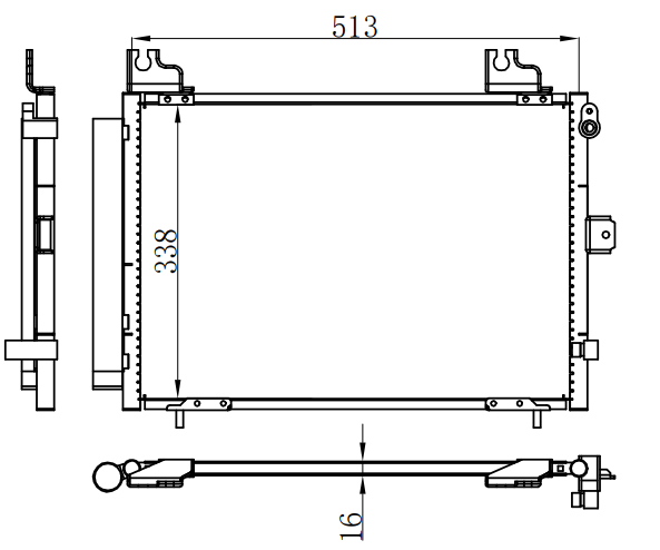 Condenser For TOYOTA TOYOTA TERIOS（特锐）