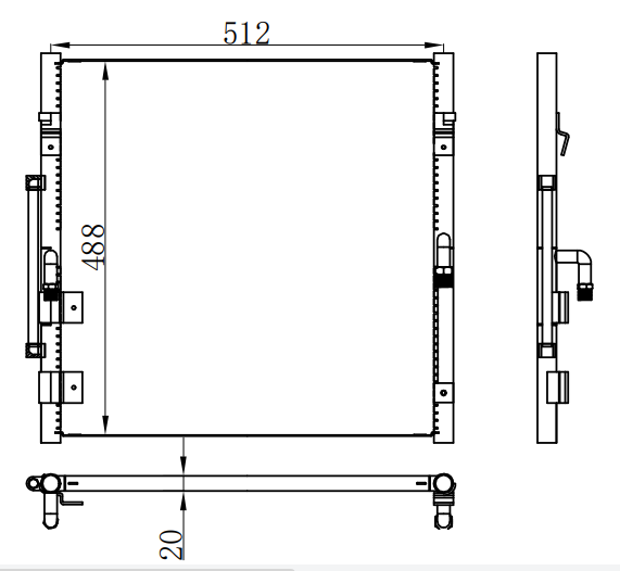 Condenser For TOYOTA FZJ75/HZJ75