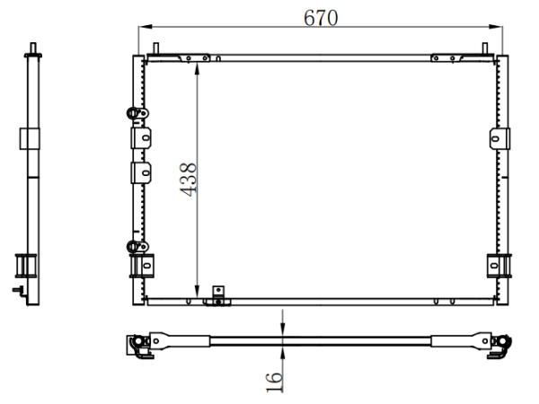 Condenser For TOYOTA CR42