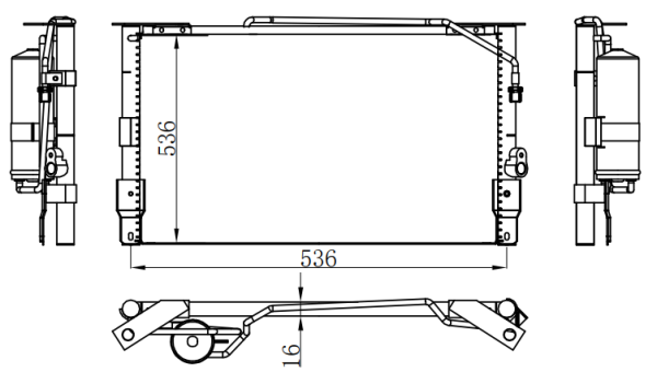 Condenser For TOYOTA HILUX  海拉克斯