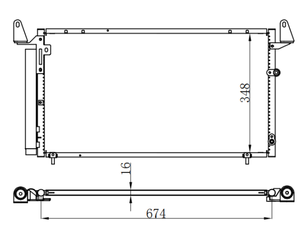 Condenser For TOYOTA TOYOTA TACOMA
