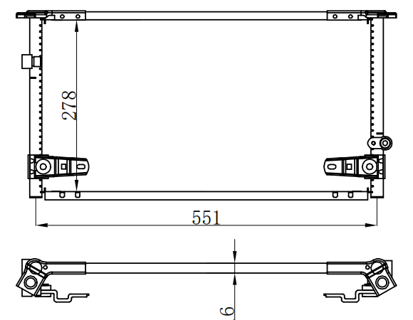 Condenser For TOYOTA 海拉克斯