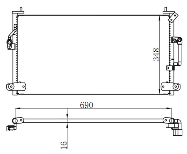 Condenser For TOYOTA LANDCRUISER  J80 90-
