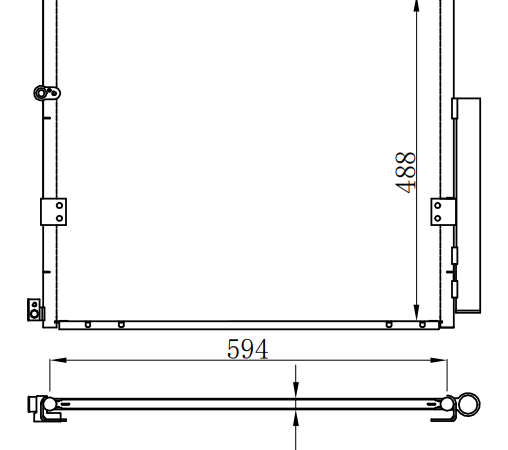 Condenser For TOYOTA 海拉克斯 Toyota hilux