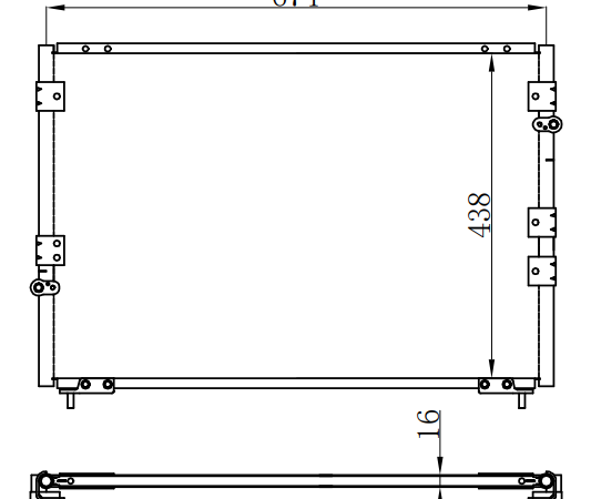 Condenser For TOYOTA 丰田普拉多 Toyota Prado