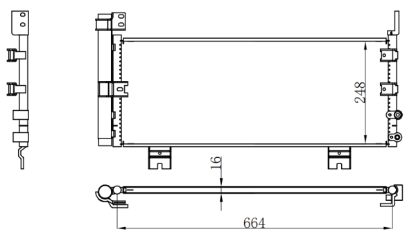 Condenser For TOYOTA LEXUS GS450H 雷克萨斯
