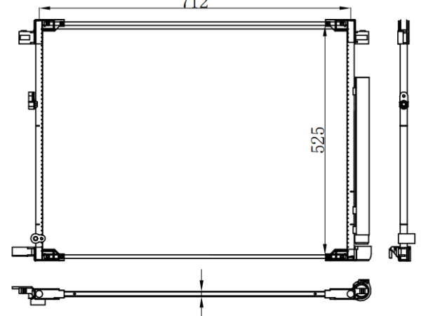 Condenser For TOYOTA 汉兰达/陆放