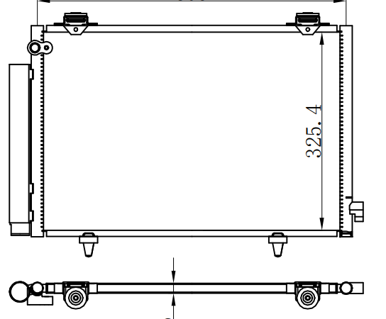 Condenser For TOYOTA PROBOX/SUCCEED